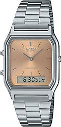 Casio Standart AQ-230A-4AMQYDF Çelik Kordon Turuncu Kol Saati