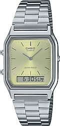 Casio Standart AQ-230A-9AMQYDF Çelik Kordon Sarı Kol Saati