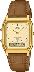 Casio Standart AQ-230EGL-9ADF Deri Kordon Kahverengi Kol Saati
