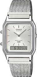 Casio Standart Vintage AQ-230EM-7ADF Gümüş Kol Saati