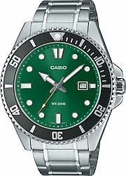 Casio Standart MDV-107D-3A2VDF Siyah-Yeşil Erkek Kol Saati