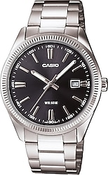 Casio Standart MTP-1302D-1A1VDF Gümüş-Siyah Erkek Kol Saati