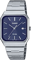 Casio Standart MTP-B185D-2A1VDF Gümüş-Lacivert Erkek Kol Saati