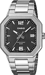 Casio Standart MTP-B195D-1AVDF Çelik Kordon Siyah Kol Saati