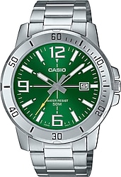 Casio Standart MTP-VD01D-3BVUDF Çelik Kordon Yeşil Erkek Kol Saati