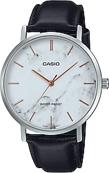Casio Standart MTP-VT01LM-7AUDF Deri Kordon Beyaz Erkek Kol Saati