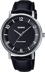 Casio Standart MTP-VT03L-1BDF Deri Kordon Siyah Erkek Kol Saati
