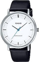 Casio Standart MTP-VT04L-7EDF Deri Kordon Beyaz Erkek Kol Saati