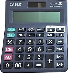 Caslo CS-120 Lüks Seri 12 Haneli Hesap Makinesi