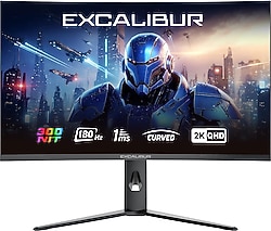 Casper Excalibur E315QVC-C 31.5" 1 ms 2K Curved 180 Hz Oyuncu Monitörü