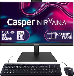 Casper Nirvana A60.5700-BV00A-V Ryzen 7 5700U 16 GB 500 GB SSD Radeon Graphics 23.8" Full HD All in One PC