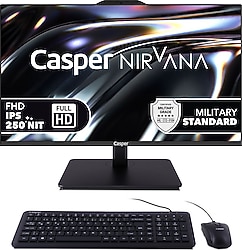 Casper Nirvana A80.1362-DX00A-V-S i7-13620H 32 GB 2 TB SSD UHD Graphics 23.8" Full HD All in One PC