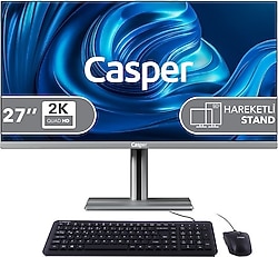Casper Nirvana A87.210H-DF00A-V-G Core 5 210H 32 GB 1 TB SSD Intel Graphics 27" QHD All in One PC