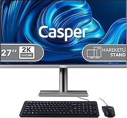 Casper Nirvana A87.210H-DF00P-V-G Core 5 210H 32 GB 1 TB SSD Intel Graphics 27" QHD All in One PC