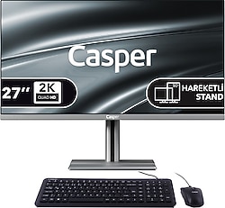 Casper Nirvana A97.210H-CF00R-V-G Core 5 210H 24 GB 1 TB SSD Intel Graphics 27" QHD All in One PC