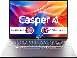 Casper Nirvana S200.255H-CF00A-G-F Ultra 7 255H 24 GB 1 TB SSD Arc 140T 16" WUXGA Notebook