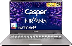 Casper Nirvana S500.1135-8V00T-G-F i5-1135G7 8 GB 500 GB SSD Iris Xe Graphics 15.6" Full HD Notebook