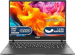 Casper Nirvana Z100 Z100.1355-BV00A-S-Q i7-1355U 16 GB 500 GB SSD Iris Xe Graphics 14" WQXGA Notebook