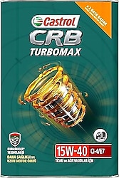 Castrol CRB Turbomax 15W-40 CI-4/E7 18 lt Motor Yağı - 2024
