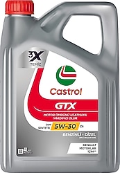 Castrol GTX 5W-30 C4 4 lt Motor Yağı - 2025