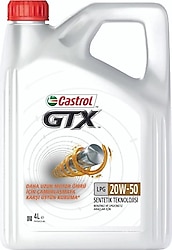Castrol GTX LPG 20W-50 4 lt Motor Yağı - 2024