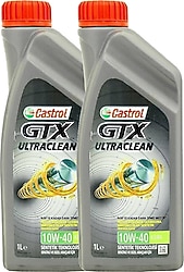 Castrol GTX Ultraclean 10W-40 A3/B4 2'li 1 lt Motor Yağı