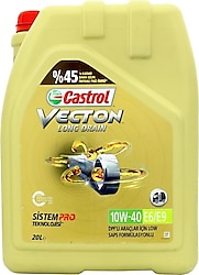 Castrol Vecton Long Drain E6/E9 10W-40 20 lt Motor Yağı