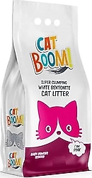 Cat Boom Bebek Pudrası Kokulu 20 lt Bentonit Kedi Kumu