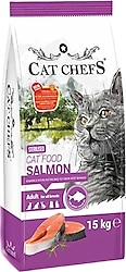 Cat Chefs Somonlu 15 kg Kısırlaştırılmış Yetişkin Kedi Maması