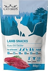 Cat Chefs Lamb Snacks Kuzu Etli 80 gr Kedi Ödülü