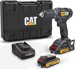 Cat DX145.1 18 V Çift Akülü 2 Ah Matkap