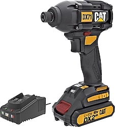Cat DX71BC Tek Akülü 2 Ah Darbeli Vidalama Makinesi