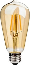 Cata CT-4313 Amber 6 W E27 10'lu Rustik LED Ampul