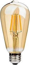 Cata CT-4290 Amber 8 W E27 3'lü Rustik LED Ampul