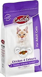Catlife Multicolor Tavuklu 1 kg Yetişkin Kedi Maması