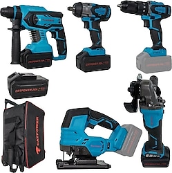 CatPower 4150 20 V 3 Akülü 4 Ah Elektrikli El Aletleri Seti