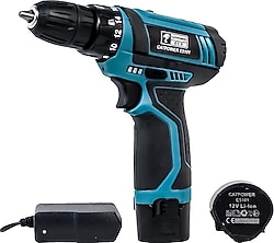 CatPower E5101 12 V 1.3 Ah Çift Akülü Vidalama Makinesi
