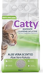 Catty Aloe Vera Kokulu 10 lt Bentonit Kedi Kumu