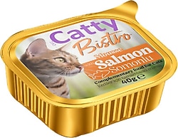 Catty Bistro Mousse Somonlu 40 gr Yetişkin Konserve Kedi Maması