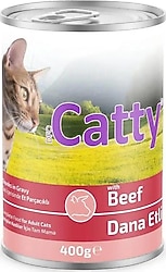 Catty Gravy Soslu Dana Etli 400 gr Yetişkin Konserve Kedi Maması