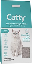 Catty Marsilya Sabunu Kokulu 10 lt Bentonit Kedi Kumu