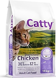 Catty Tavuklu 15 kg Kısırlaştırılmış Yetişkin Kedi Maması
