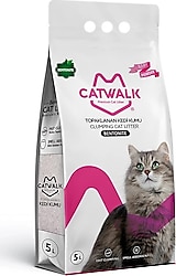Catwalk Bebek Pudrası Kokulu 5 lt Bentonit Kedi Kumu