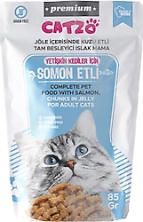 Catzo Premium Somonlu 85 gr Yetişkin Kedi Yaş Maması