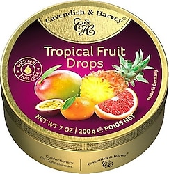 Cavendish & Harvey Tropical Fruit Drops 200 gr