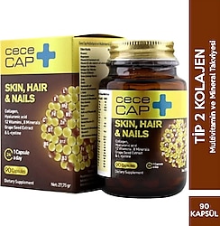 Cececap Skin Hair Nails 90 Kapsül