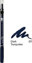 Cecile All Day Performance Eyeliner 20 Dark Turquoise
