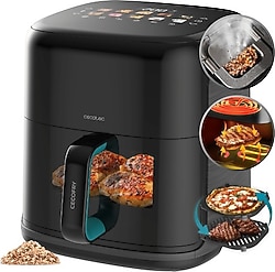 Cecotec Cecofry Grill Smokin Prime 6500 6.5 lt Yağsız Fritöz