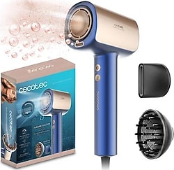 Cecotec Dryglam Nano Plasma Mavi 1600 W Saç Kurutma Makinesi