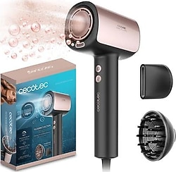Cecotec Dryglam Nano Plasma Siyah 1600 W Saç Kurutma Makinesi
